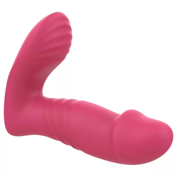 Dreamtoys - draagbare, op afstand bedienbare stootvibrator (roze)