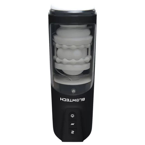 Dreamtoys Blowtech - vibrerende, op-en-neer bewegende masturbator (zwart)