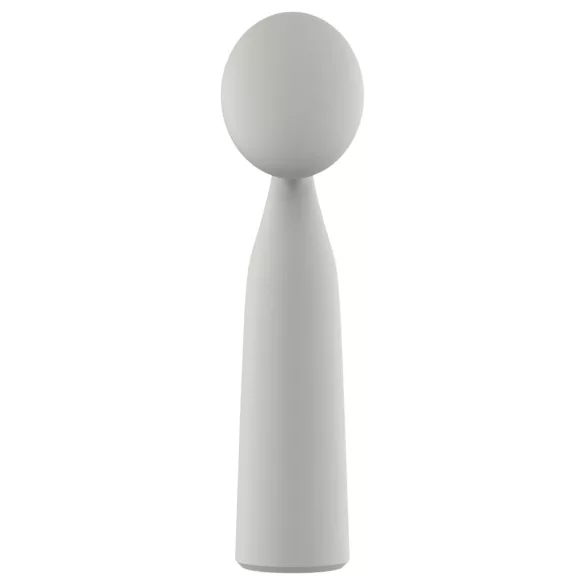 Nude Luna - mini wand vibrator - oplaadbaar - grijs