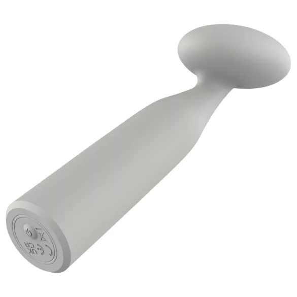 Nude Luna - mini wand vibrator - oplaadbaar - grijs