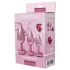 Dreamtoys Gleaming Love - hartvormige buttplugset (roze)