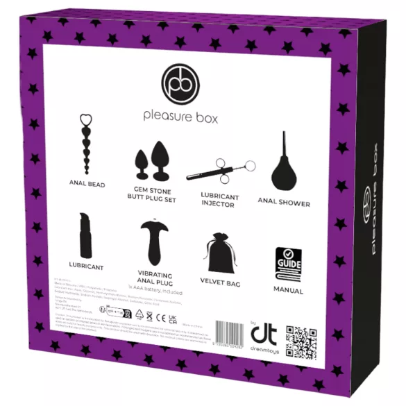 Pleasure Box Let's Go Anal - anaal set - compleet 7-delig