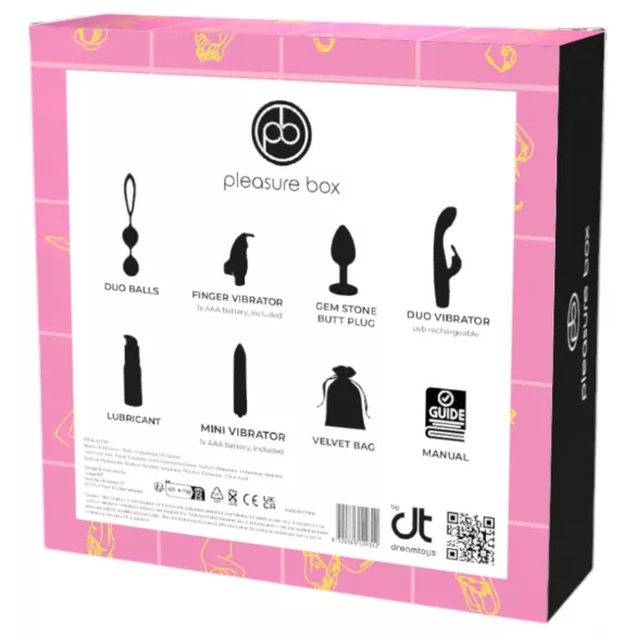 Pleasure Box Love to Play - vibrator set - 6-delig - roze-paars