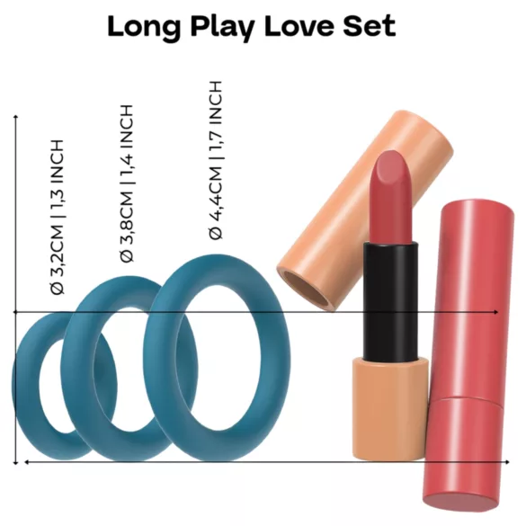 Dreamtoys Love Signal - penringenset (meerkleurig)