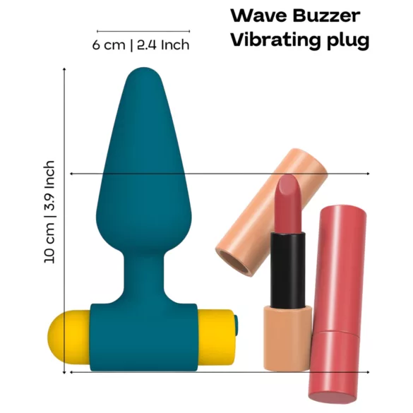 Dreamtoys Love Signal - vibrerende anaalplug (groen)