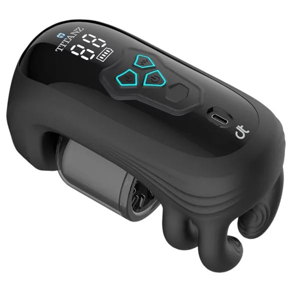 Titanz Auto Squeeze - automatische masturbator (zwart)