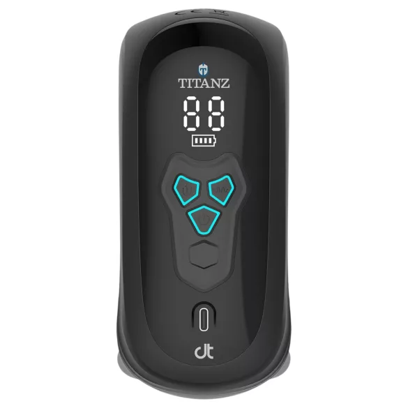 Titanz Auto Squeeze - automatische masturbator (zwart)