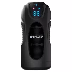   Titanz Ultimate Heat & Thrusting - automatische masturbator (zwart)