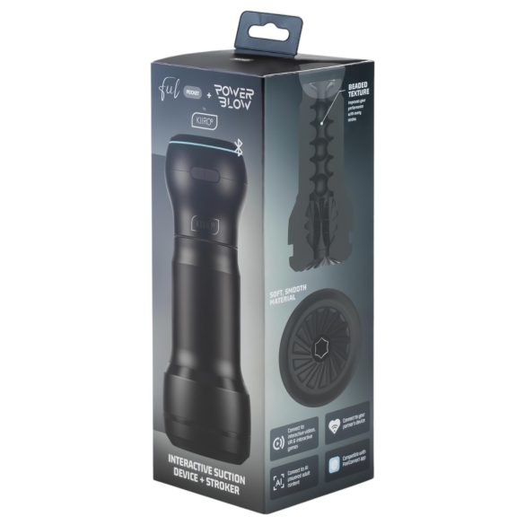 Kiiroo PowerBlow + Feel Pocket zakmasturbator (zwart)