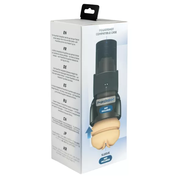 Kiiroo PowerShot compatibele masturbatorhoes (zwart)