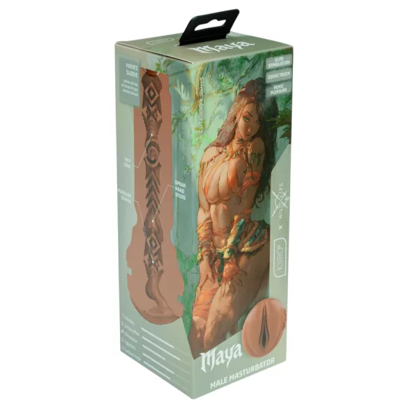 Kiiroo FeelMaya - levensechte kunstvagina‑masturbator (huidskleur)