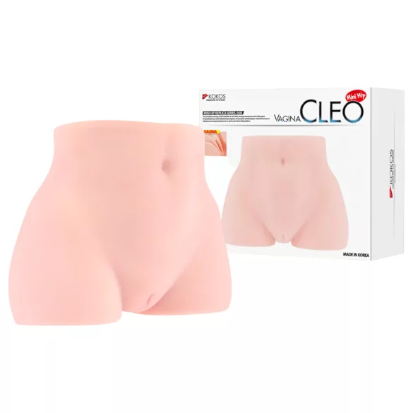 Kokos Cleo - realistische kunst vagina torso - huidkleurig