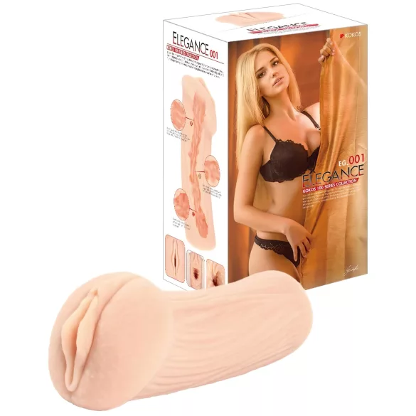 Kokos Elegance 01 - masturbator - realistische vagina - natuurkleur