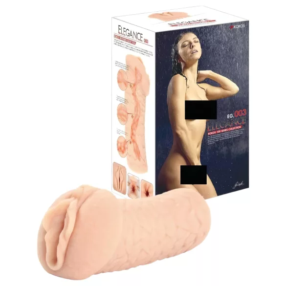 Kokos Elegance 03 - realistische kunstvagina masturbator - huidskleur