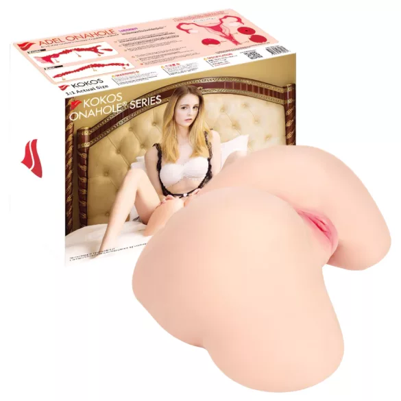 Kokos Adel Real Hips - levensechte torso-masturbator (natuurlijk)
