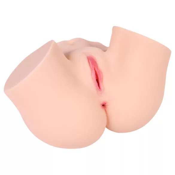 Kokos Onahole - levensechte torso-masturbator (natuurkleur)