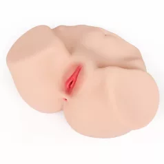   Kokos Maria - realistische torso masturbator - vagina en anus - huidskleur