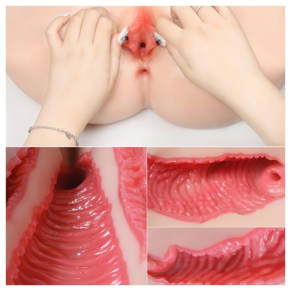 Kokos Vanilla 004 - realistische torso masturbator - huidkleur