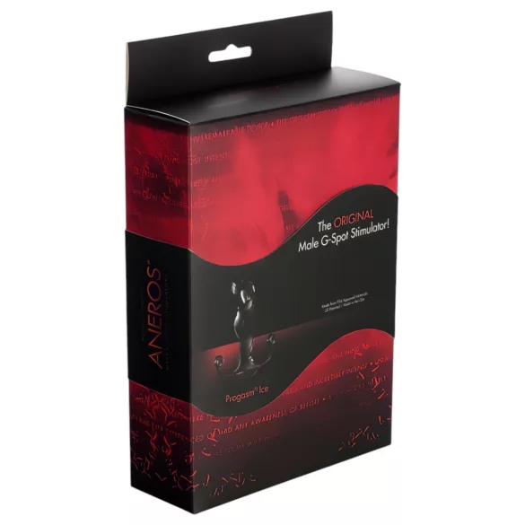 Aneros Black Ice - prostaat dildo - zwart
