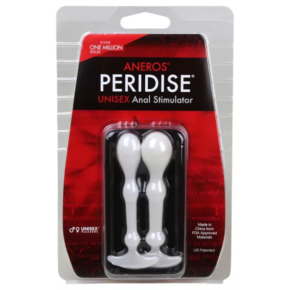 Aneros Peridise - anale dildo set - 2 stuks - wit