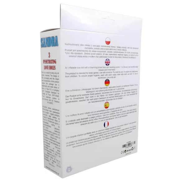 Sandra - opblaasbare sekspop - 165cm