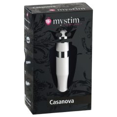 mystim Casanova - elektrostaaf dildo (wit)