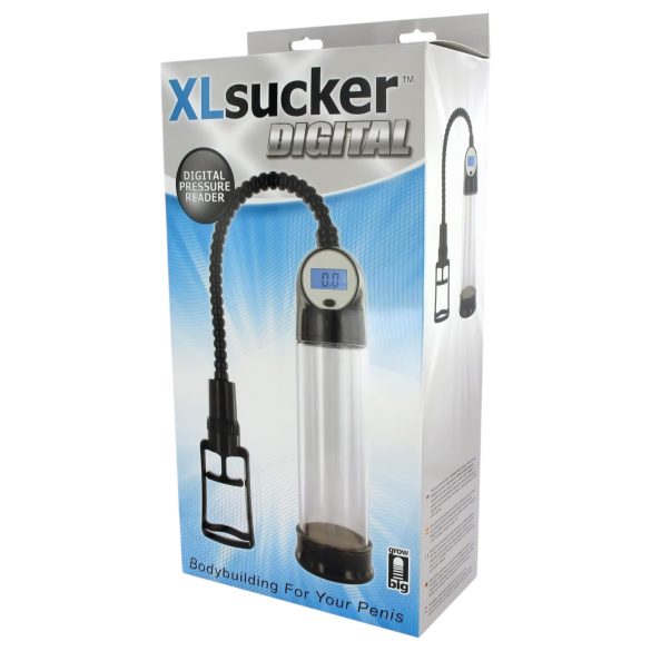 XLSUCKER - digitale prestatie- & penispomp (transparant)