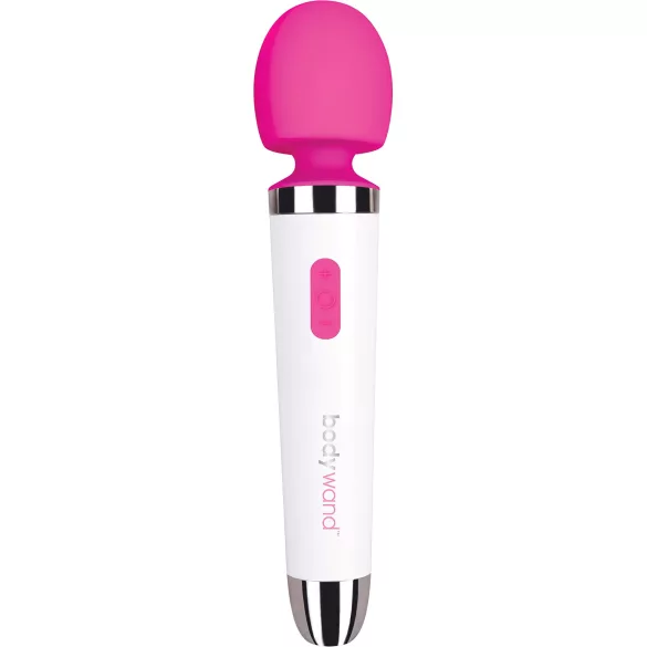 Bodywand Aqua Wand - vibrator massager - waterdicht - wit/roze
