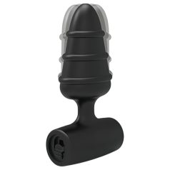 Love Plug - mini vibrerende buttplug - zwart