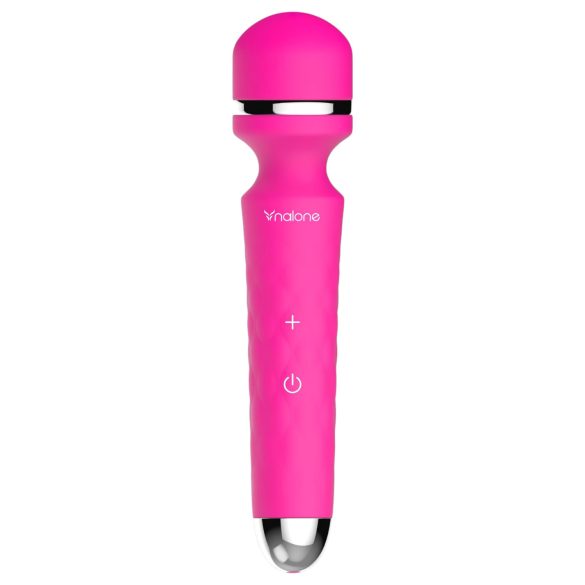 Nalone Rock Wand - oplaadbare massage vibrator - siliconen - roze