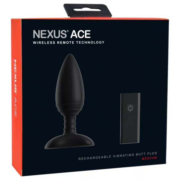 Nexus Ace - anale vibrator met afstandsbediening - oplaadbaar - medium