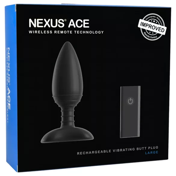 Nexus Ace - Draadloze, oplaadbare anaal vibrator (groot)