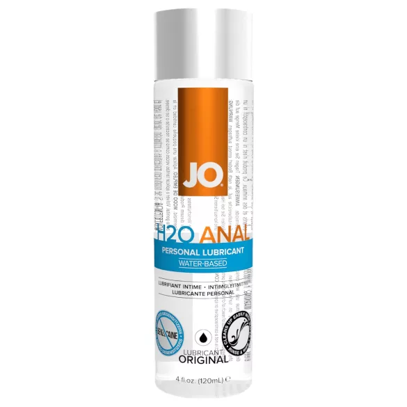 System JO - H2O Anal Original - glijmiddel op waterbasis voor anaal gebruik (120 ml)