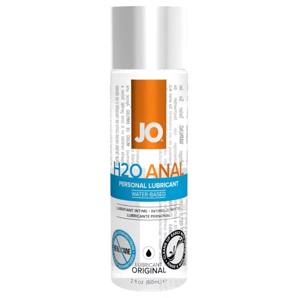 JO - anale glijmiddel op waterbasis - transparant - 60ml