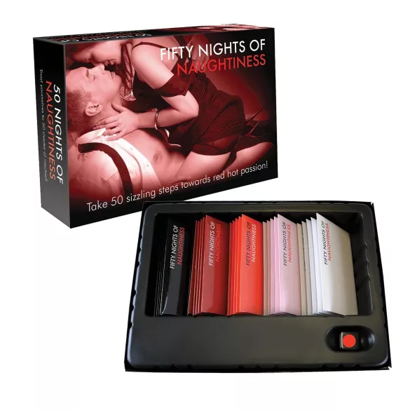 FIFTY NIGHTS OF NAUGHTINESS - erotisch spel - voor koppels - Engelstalig