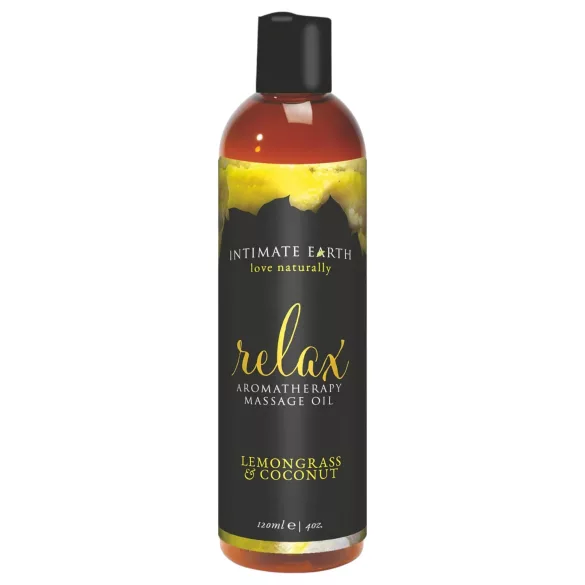 Intimate Earth - massageolie - citroengras kokos - 120ml