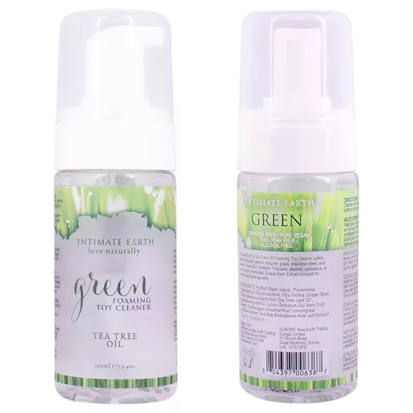 Intimate Earth Green Tee - desinfecterende en reinigende spray (100 ml)