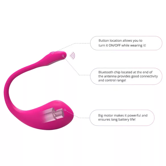 LOVENSE Lush 2 - slimme vibratie-ei (roze)