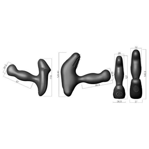 Nexus Revo Slim - prostaat vibrator - draaibaar, met afstandsbediening