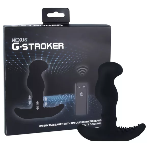 Nexus G-stroker - prostaat vibrator met afstandsbediening - zwart
