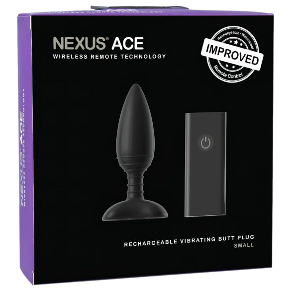 Nexus Ace - anaal vibrator met afstandsbediening - oplaadbaar - klein