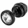 DIOGOL Anni - geribbelde anaalplug - zwart - (3cm)