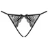 Obsessive Miamor - open slip dames - kant & mesh - zwart