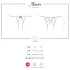 Obsessive Miamor - open slip dames - kant & mesh - zwart