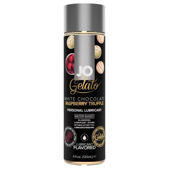 System JO - eetbare glijmiddel - witte chocolade framboos truffel - 120ml