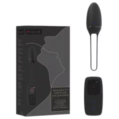   B SWISH Premium - vibrerend ei met afstandsbediening - oplaadbaar - zwart