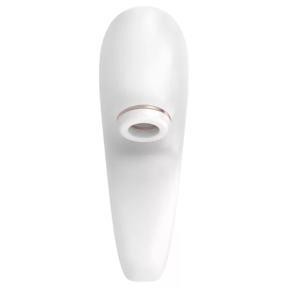Satisfyer Pro 4 Couples - luchtdruk vibrator voor koppels - oplaadbaar - wit