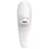 Satisfyer Pro 4 Couples - luchtdruk vibrator voor koppels - oplaadbaar - wit