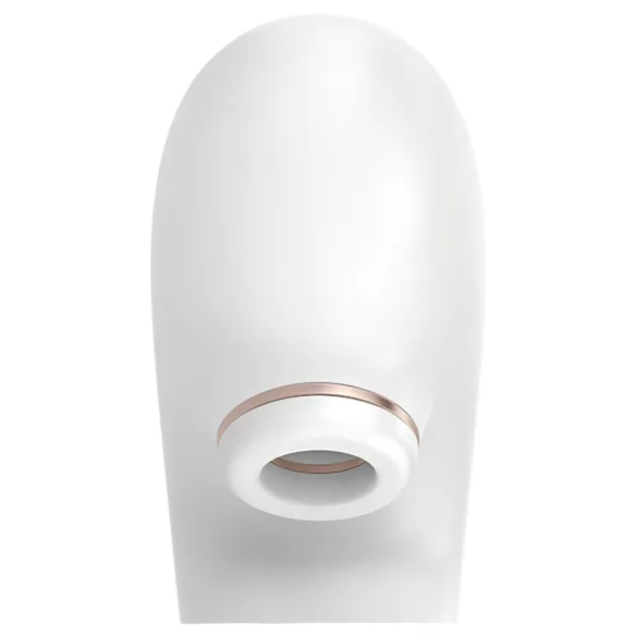 Satisfyer Pro 4 Couples - luchtdruk vibrator voor koppels - oplaadbaar - wit