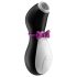 Satisfyer Penguin - clitorisstimulator - oplaadbaar en waterdicht - zwart/wit